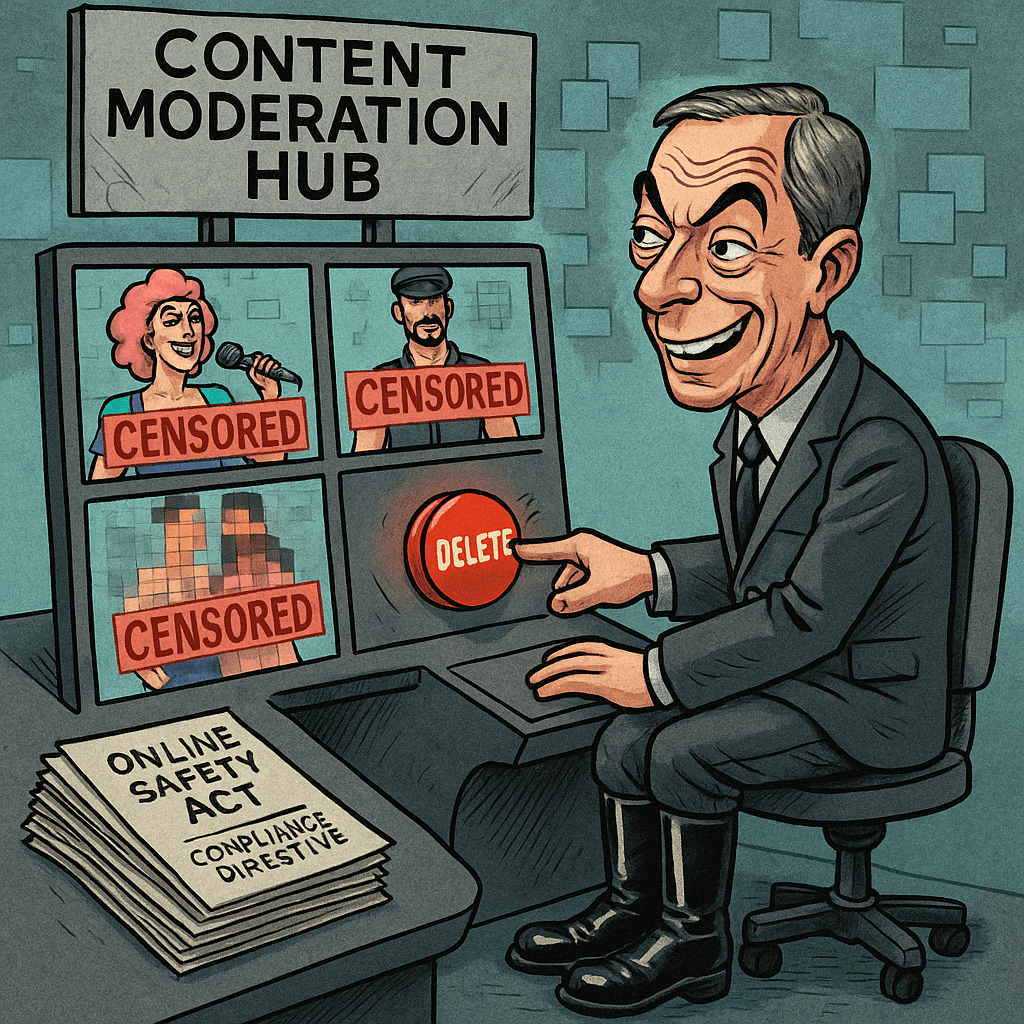 Online Safety Act: Reform and Farage Make Uncomfortable&nbsp;Bedfellows